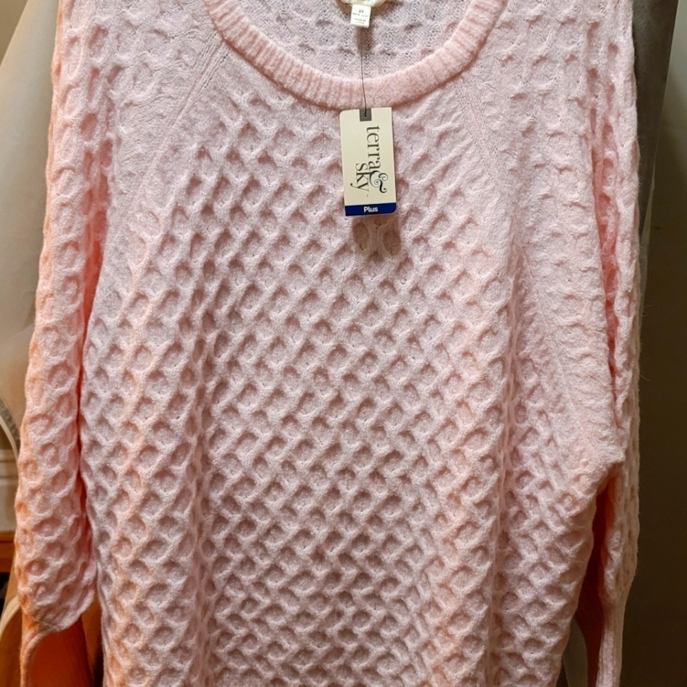 NWT cotton candy pink sweater